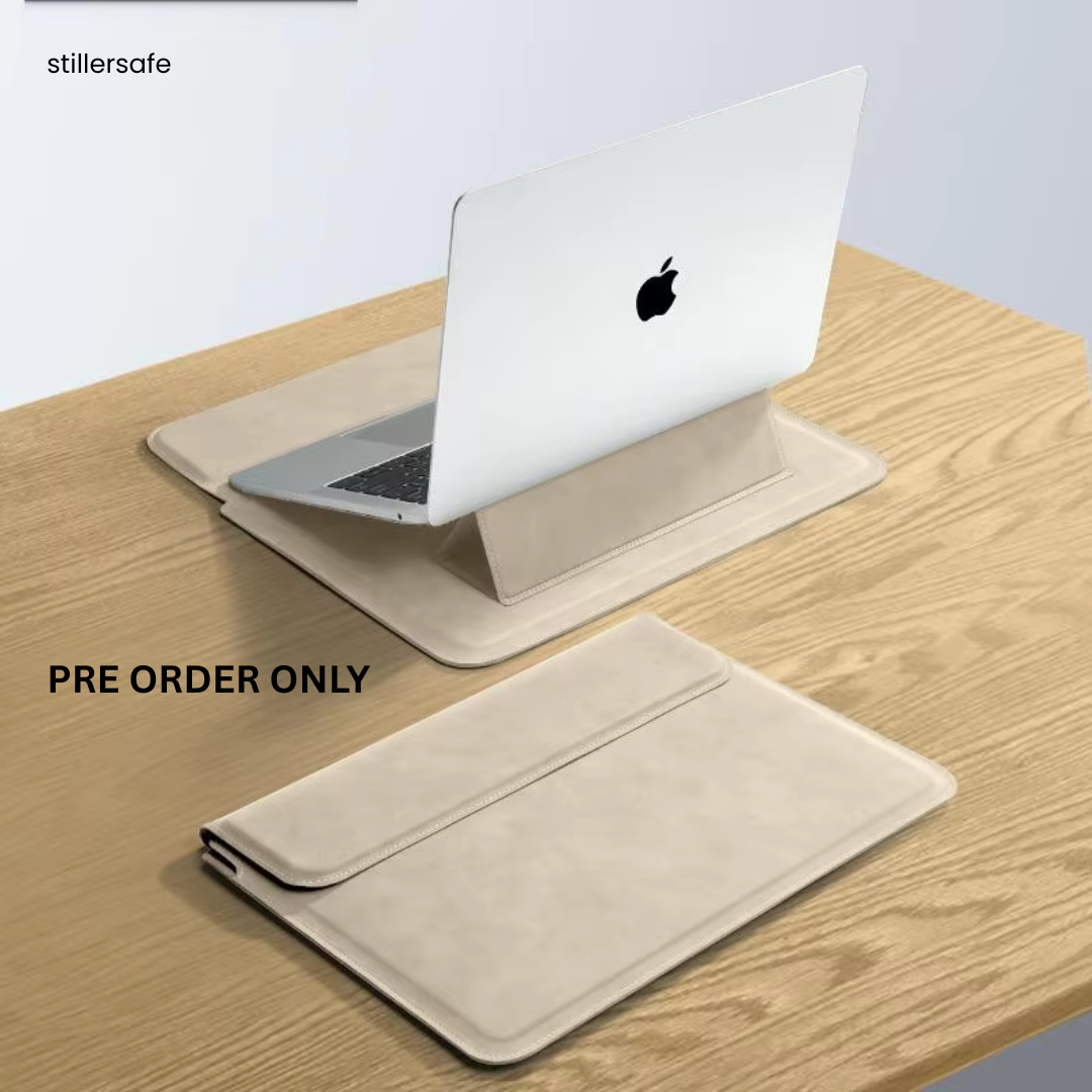 Laptop Sleeve With Stand ( PU Leather )