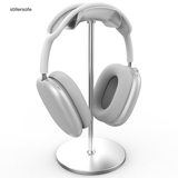 Aluminum Headphone Stand with Flexible Headrest & Solid ABS Base – Universal Headset Holder