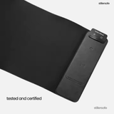 Deskmat with wireless charger. Smartphone and Airpod Charger.