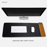 Deskmat with wireless charger. Smartphone and Airpod Charger.