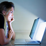 AntiGlare Eye + Face Skin Protection Screen for HP Laptop Blue Light Blocking ABCS Screen.