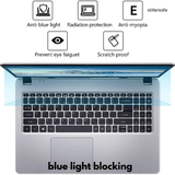 AntiGlare Eye + Face Skin Protection Screen for Lenovo 15.6 Inch Laptop Blue Light Blocking ABCS screen.