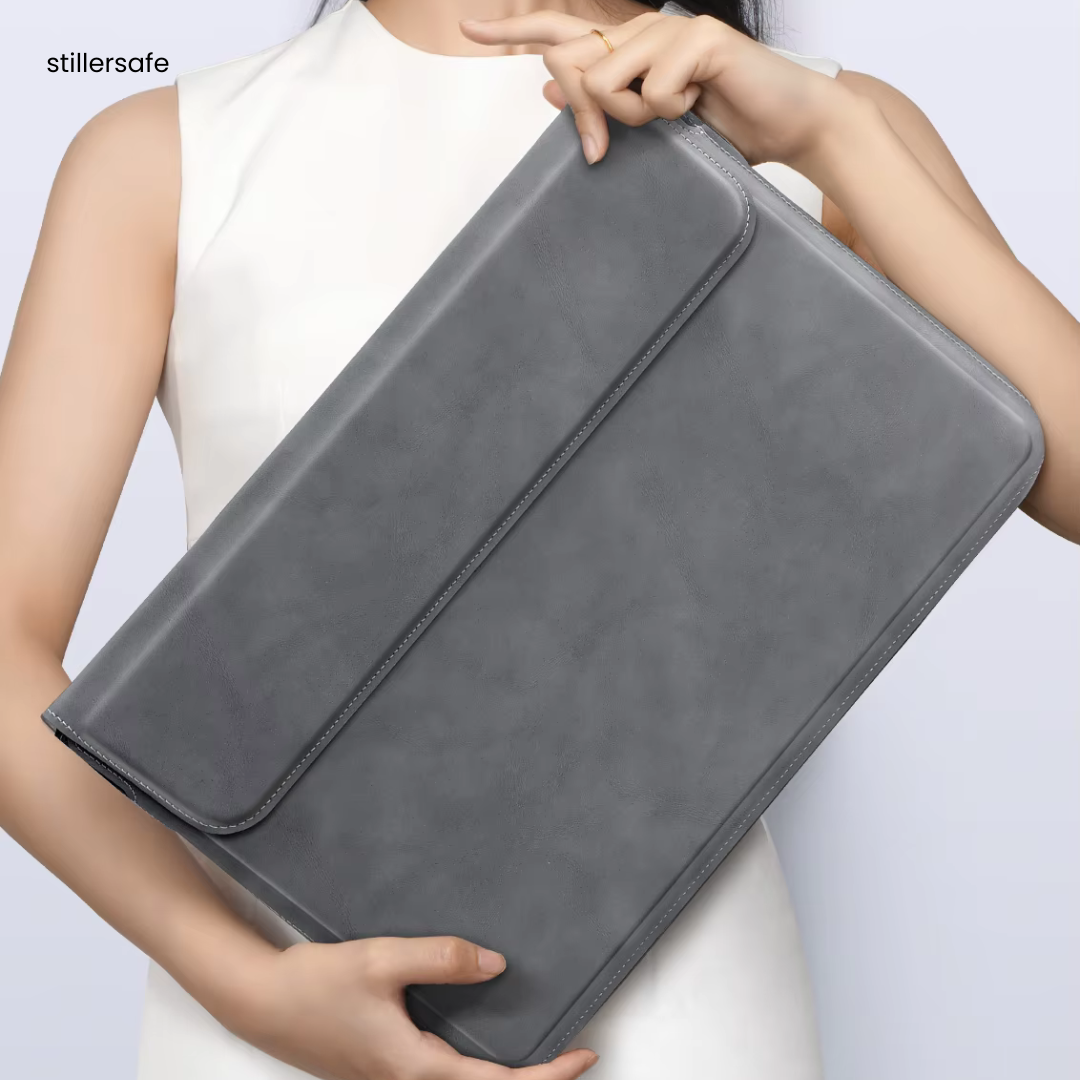 Laptop Sleeve With Stand ( PU Leather )