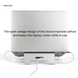 Ergonomic Aluminium Laptop Stand _ The Perfect Stand And Height