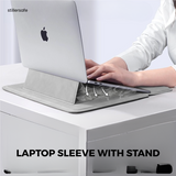 Laptop Sleeve With Stand ( PU Leather )
