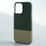 iPhone Vegan Leather Two Tone Case