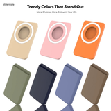 MagSafe GripWallet – Premium Silicone, Vivid Colors, Anti-Slip Design