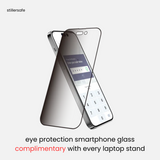 Sleek Foldable Ergonomic Laptop Stand - Aluminium Alloy Material