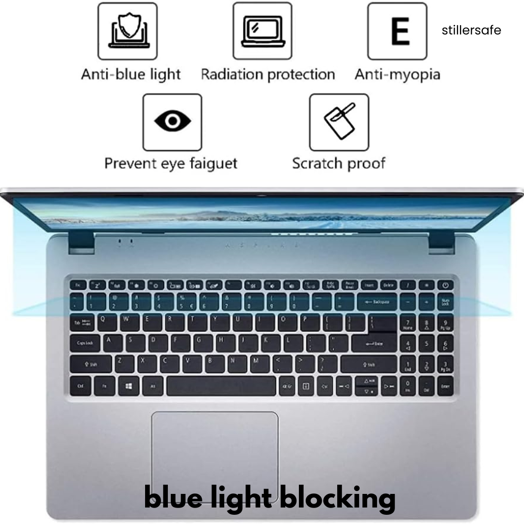 Light Block Screen Anti Glare Eye Protection Screen for Laptop Blue Light Blocking screen ...