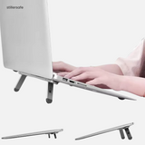 Sleek Foldable Ergonomic Laptop Stand - Aluminium Alloy Material